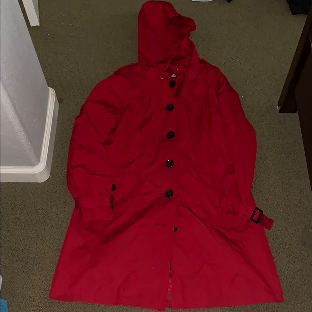 Michael Kors Trench Coat with Detachable Hood